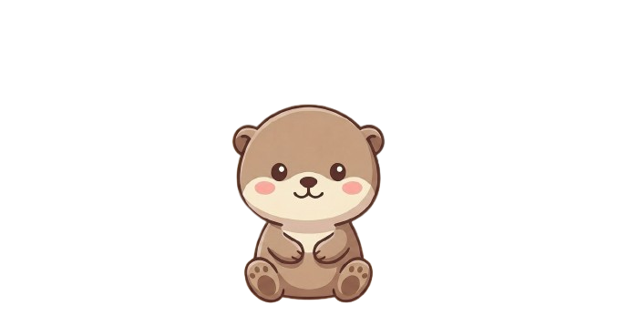 Baby sea otter
